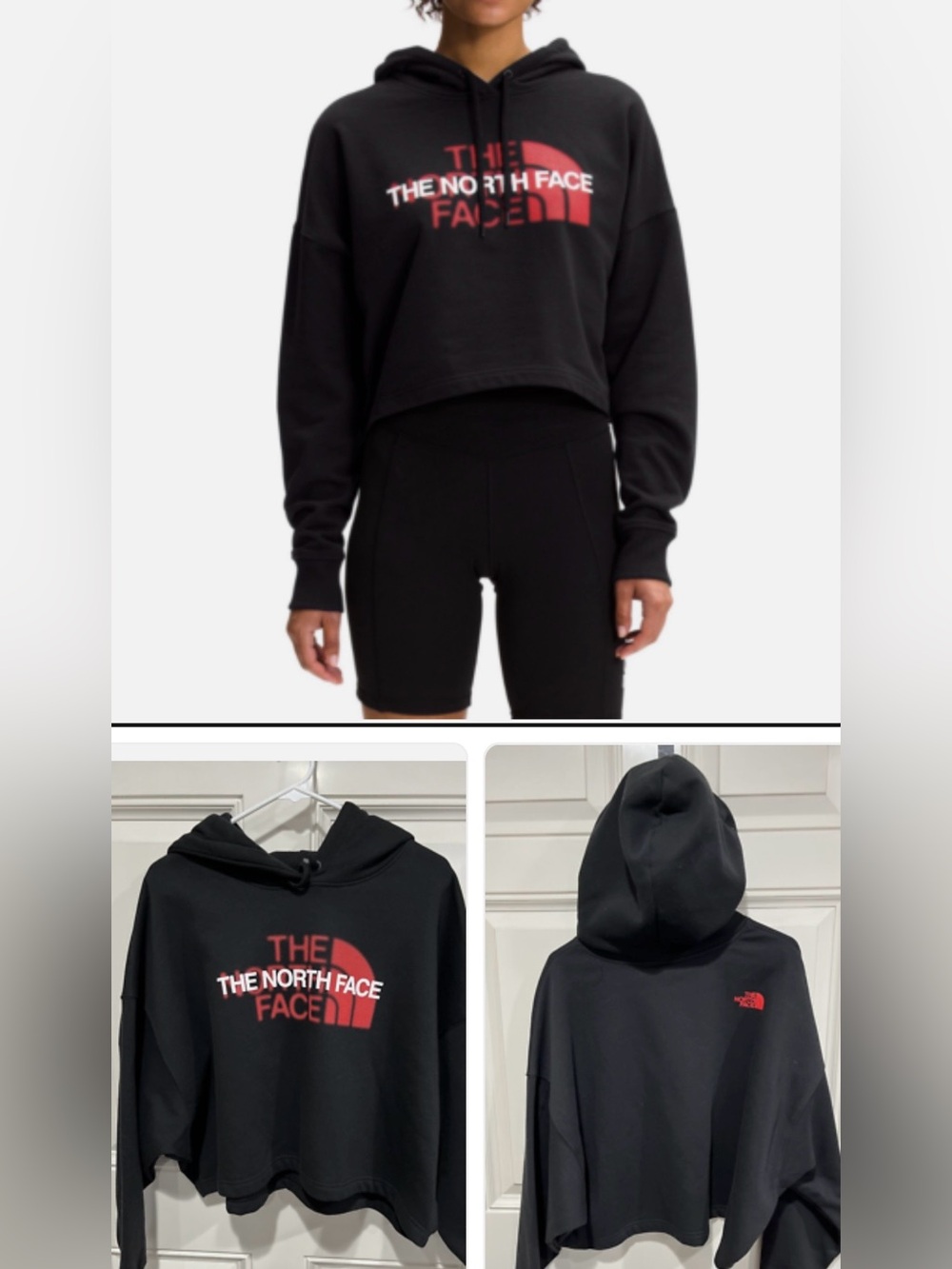 The North Face women's Logo crop
Hoodie Sweatshirt